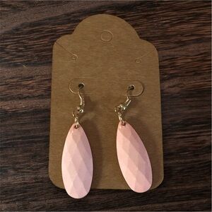 Elegant Pink Dangle Earrings